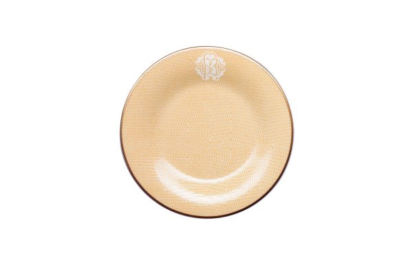 Чиния 21,5 см Lizzard Gold Roberto Cavalli Home Luxury Tableware - Stolbg.com