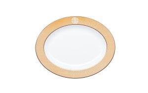 Плато Lizzard Gold Roberto Cavalli Home Luxury Tableware - Stolbg.com