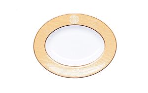 Плато Lizzard Gold Roberto Cavalli Home Luxury Tableware - Stolbg.com