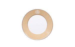 Дълбока чиния 22 см Lizzard Gold Roberto Cavalli Home Luxury Tableware - Stolbg.com
