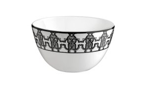 Малка купа за ориз Monogram Black Roberto Cavalli Home Luxury Tableware - Stolbg.com