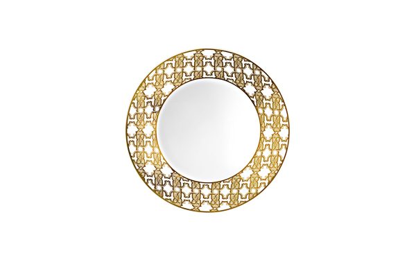 Сет от 2 дълбоки чинии 22 см Monogram Gold Roberto Cavalli Home Luxury Tableware - Stolbg.com