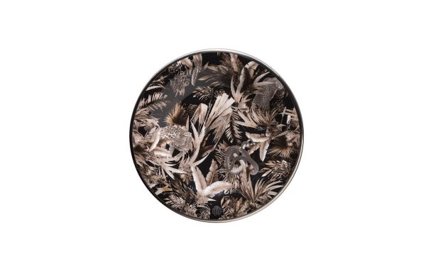 Чиния 15,5 см Tropical Jungle Black - Limited Edition Roberto Cavalli Home Luxury Tableware - Stolbg.com