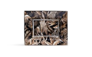 Vide Poche Grande Tropical Jungle Black Roberto Cavalli Home Luxury Tableware - Stolbg.com