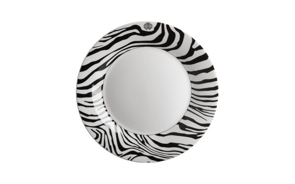 Дълбока чиния 22 см Zebrage Roberto Cavalli Home Luxury Tableware - Stolbg.com