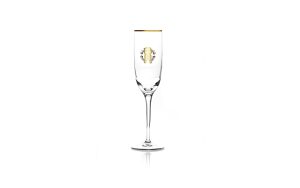 Чаша за шампанско Monogramma Gold Roberto Cavalli Home Luxury Tableware - Stolbg.com