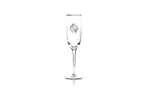 Чаша за шампанско Monogramma Platin Roberto Cavalli Home Luxury Tableware - Stolbg.com
