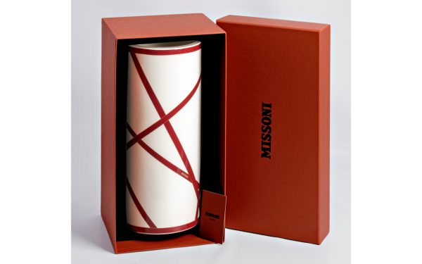 Висока ваза Nastri Bordeaux Missoni Home - 2 - Stolbg.com