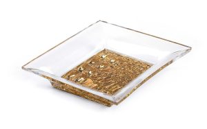 Поднос за дребни предмети Crocodile Gold Roberto Cavalli Home Luxury Tableware - Stolbg.com