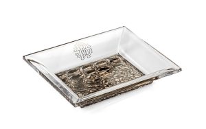Поднос за дребни предмети Crocodile Platin Roberto Cavalli Home Luxury Tableware - 1 - Stolbg.com