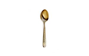 Сет от 6 лъжички за кафе Lizzard Gold PVD 18-10 Roberto Cavalli Home Luxury Tableware - Stolbg.com