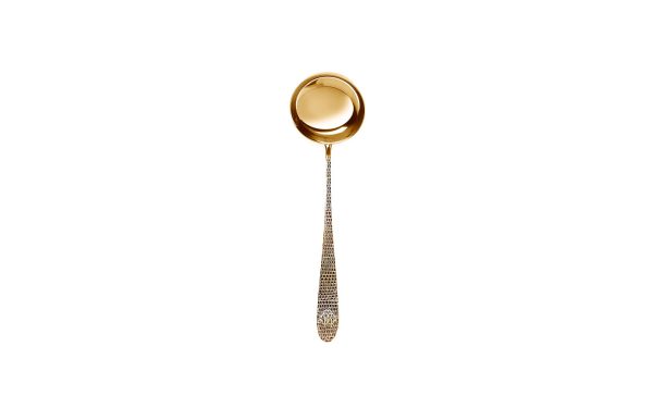 Черпак за сервиране Lizzard Gold PVD 18-10 Roberto Cavalli Home Luxury Tableware - Stolbg.com