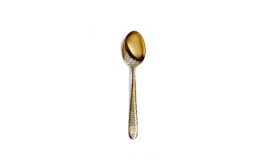 Сет от 6 лъжици за хранене Lizzard Gold PVD 18-10 Roberto Cavalli Home Luxury Tableware - Stolbg.com