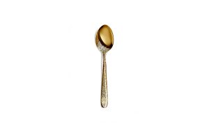 Сет от 6 чаени лъжички Lizzard Gold PVD 18-10 Roberto Cavalli Home Luxury Tableware - Stolbg.com