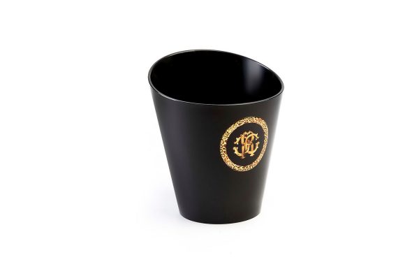 Ледарка Small Monogramma Black Roberto Cavalli Home Luxury Tableware - Stolbg.com