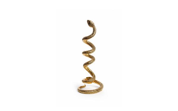 Свещник Python Gold Plated Roberto Cavalli Home Luxury Tableware - Stolbg.com