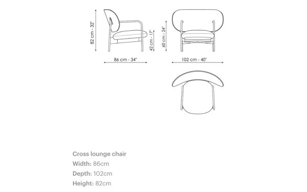 Кресло CROSS LOUNGE CHAIR Bonaldo - 7 - Stolbg.com