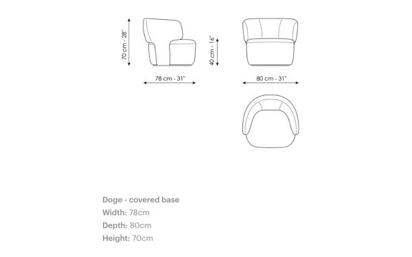 Кресло DOGE COVERED BASE Bonaldo - 7 - Stolbg.com