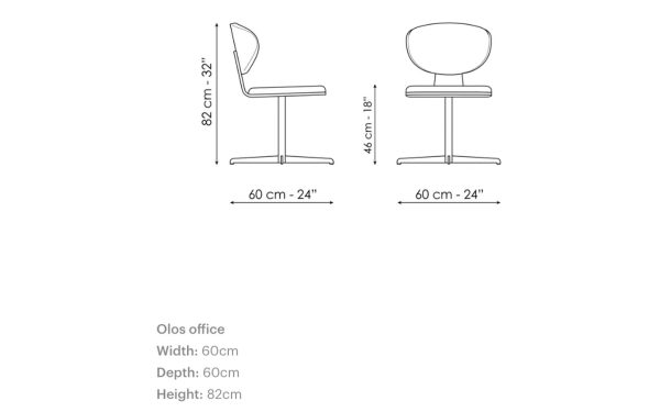 Офис стол OLOS Bonaldo - 4 - Stolbg.com
