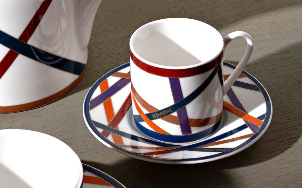 Подаръчен комплкект за кафе Nastri Multicolor, Сет от 4 части