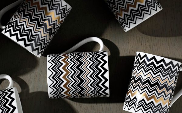 Порцеланова чаша/Мъг Zig Zag Gold Missoni Home - 3 - Stolbg.com