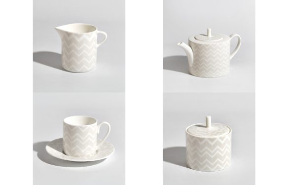 Сервиз за кафе Zig Zag White, Сет от 15 части Missoni Home - 1 - Stolbg.com