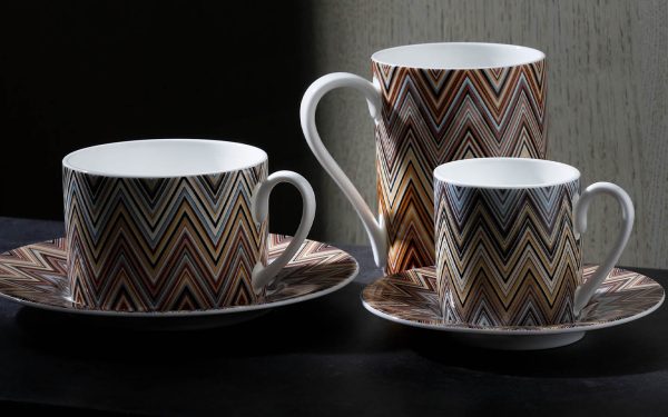 Подаръчен комплект за кафе Zig Zag Jarris 148, Сет от 4 части Missoni Home - 5 - Stolbg.com