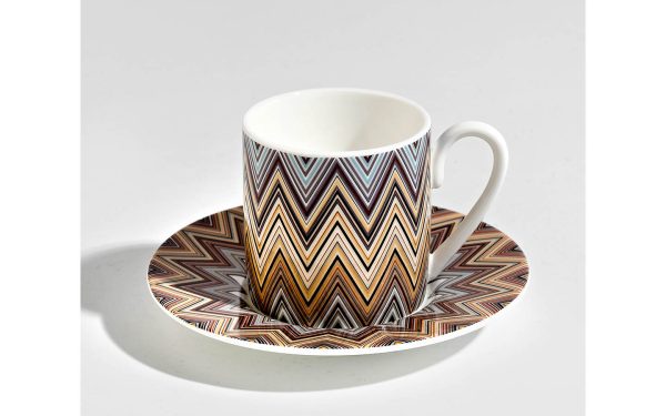 Подаръчен комплект за кафе Zig Zag Jarris 148, Сет от 12 части Missoni Home - 2 - Stolbg.com