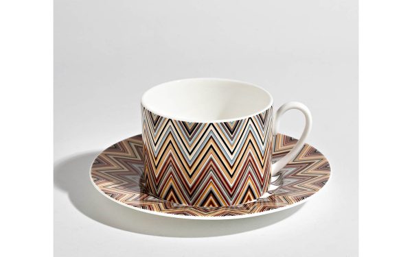 Подаръчен комплект за чай Zig Zag Jarris 148, Сет от 12 части Missoni Home - 2 - Stolbg.com