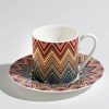 Подаръчен комплект за кафе Zig Zag Jarris 156, Сет от 4 части Missoni Home - 2 - Stolbg.com