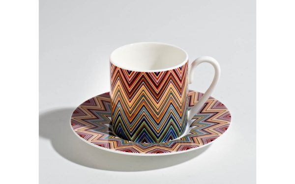 Подаръчен комплект за кафе Zig Zag Jarris 156, Сет от 4 части Missoni Home - 2 - Stolbg.com