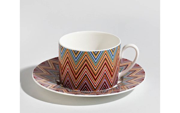 Подаръчен комплект за чай Zig Zag Jarris 156, Сет от 12 части Missoni Home - 2 - Stolbg.com