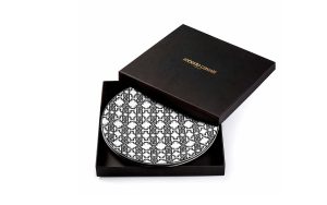 Сет от 2 чинии 21,5 см Monogram Black Roberto Cavalli Home Luxury Tableware - 1 - Stolbg.com