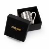 Порцеланова чаша/Мъг Monogram Black Roberto Cavalli Home Luxury Tableware - 2 - Stolbg.com