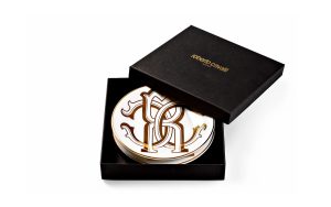 Чиния 15,5 см Monogram Gold Roberto Cavalli Home Luxury Tableware - Stolbg.com
