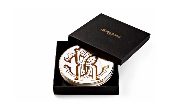 Чиния 15,5 см Monogram Gold Roberto Cavalli Home Luxury Tableware - Stolbg.com