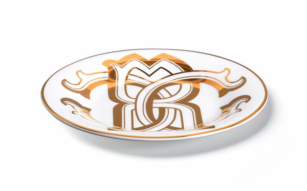 Чиния 15,5 см Monogram Gold Roberto Cavalli Home Luxury Tableware - Stolbg.com