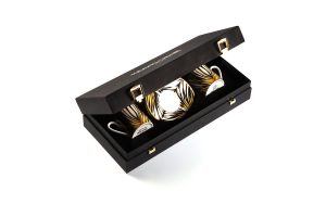 Подаръчен комплект за кафе Ray of Gold, Сет от 4 части Roberto Cavalli Home Luxury Tableware - 1 - Stolbg.com