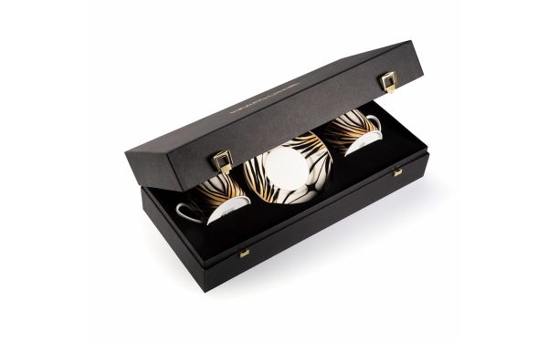 Подаръчен комплект за чай Ray of Gold, Сет от 4 части Roberto Cavalli Home Luxury Tableware - 1 - Stolbg.com