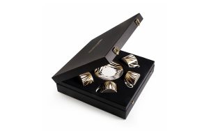 Подаръчен комплект за чай Ray of Gold, Сет от 12 части Roberto Cavalli Home Luxury Tableware - 1 - Stolbg.com