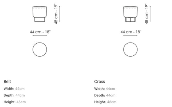 Табуретки BELT & CROSS Bonaldo - 4 - Stolbg.com