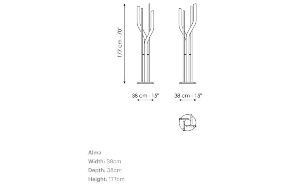 Закачалка за дрехи ALMA Bonaldo - 5 - Stolbg.com