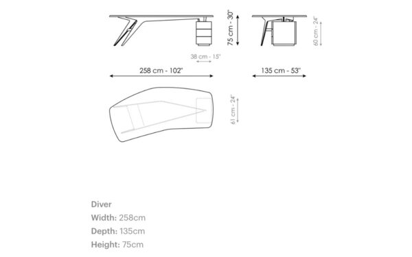 Бюро DIVER Bonaldo - 7 - Stolbg.com