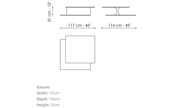 Ниска маса KASUMI Bonaldo - 5 - Stolbg.com