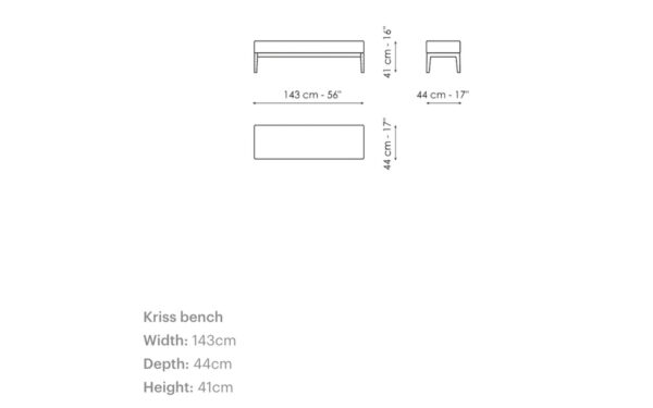 Пейка KRISS BENCH Bonaldo - 5 - Stolbg.com