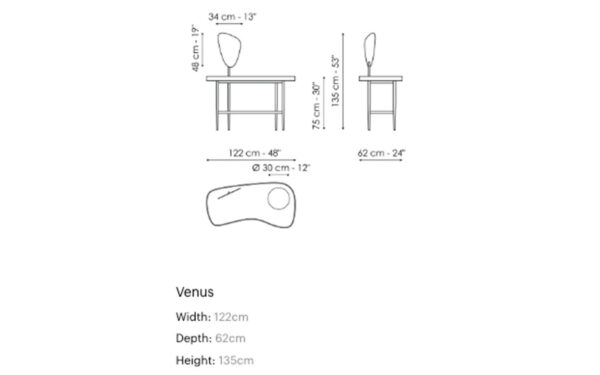 Тоалетка VENUS Bonaldo - 7- Stolbg.com