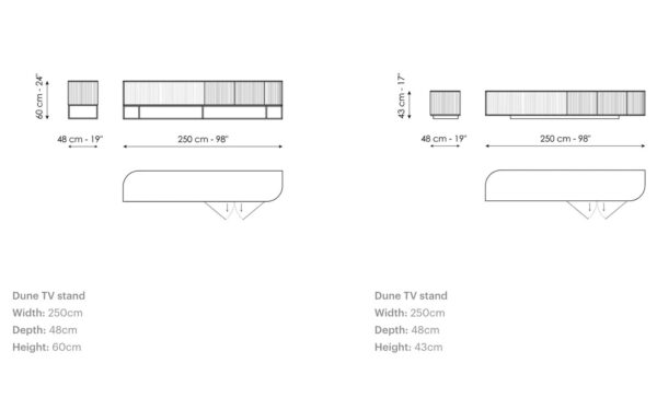 Шкаф DUNE TV STAND Bonaldo - 8 - Stolbg.com