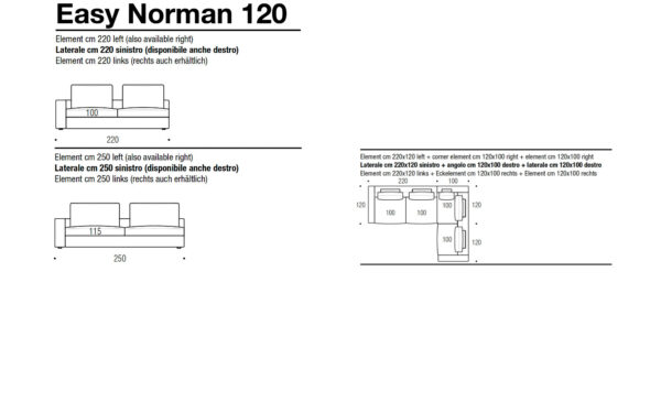 Диван EASY NORMAN Flexteam - 12 - Stolbg.com