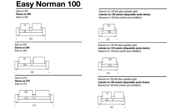 Диван EASY NORMAN Flexteam - 9 - Stolbg.com