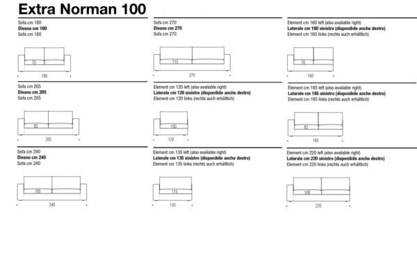 Диван EXTRA NORMAN Flexteam - 10 - Stolbg.com